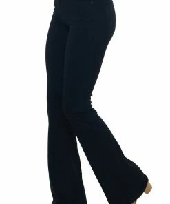 KanCan Bottoms Black Mid Rise Stretchy Denim Flare Jeans