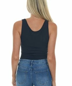 Heyson Black Padded Scoop Neck Sleeveless Bodysuit 12 Heyson Black Padded Scoop Neck Sleeveless Bodysuit