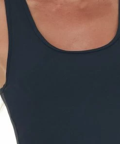 Heyson Black Padded Scoop Neck Sleeveless Bodysuit 13 Heyson Black Padded Scoop Neck Sleeveless Bodysuit