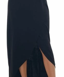HEIMISH Black Tulip Hem Wrap Maxi Knit Dress Dresses 13 HEIMISH Black Tulip Hem Wrap Maxi Knit Dress Dresses