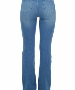 Cello Jeans Blue Denim Mid Rise Flare Jeggings Bottoms