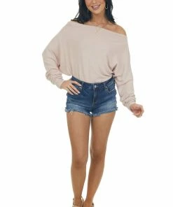 Lime Lush Tops Blush Off Shoulder Loose Dolman Brushed Top 21 Lime Lush Tops Blush Off Shoulder Loose Dolman Brushed Top