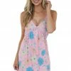 First Love Bubblegum Floral Print Sleeveless Short Dress Dresses 1 First Love Bubblegum Floral Print Sleeveless Short Dress Dresses