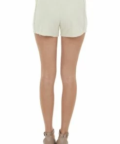 HYFVE Buttercream Soft Raw Edge Drawstring Shorts Bottoms 9 HYFVE Buttercream Soft Raw Edge Drawstring Shorts Bottoms