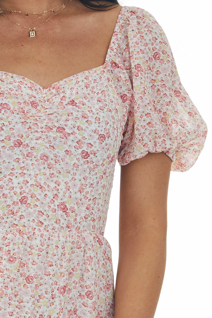 143 Story Cherry Blossom Floral Print Tiered Woven Maxi Dress 10 143 Story Cherry Blossom Floral Print Tiered Woven Maxi Dress