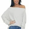 Lime Lush Coconut Off Shoulder Loose Dolman Brushed Top Tops 1 Lime Lush Coconut Off Shoulder Loose Dolman Brushed Top Tops