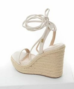 CCOCCI Shoes Coconut Ankle Strappy Braided Espadrille Wedges