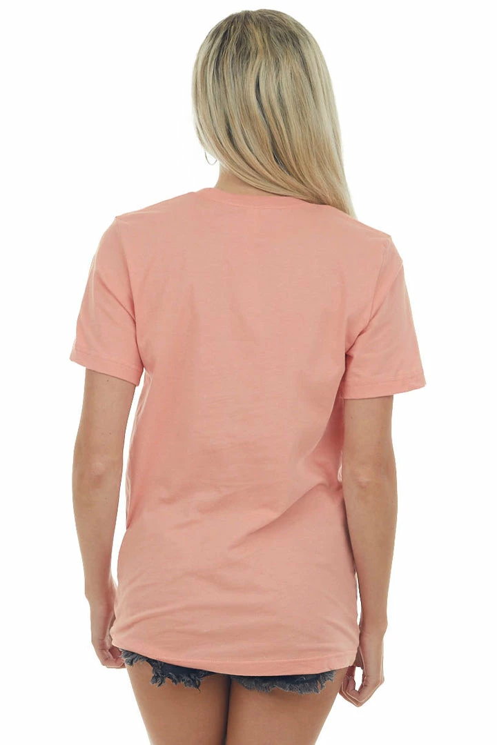 Blume+Co Coral Vintage 'Mama Off Duty' Graphic Tee