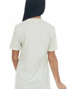 Blume+Co Cream 'Mamahood' Short Sleeve Graphic Tee Tops