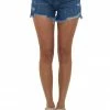 KanCan Dark Wash High Rise Button Up Denim Shorts Bottoms 1 KanCan Dark Wash High Rise Button Up Denim Shorts Bottoms
