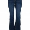 I&M Dark Wash High Rise Flare Stretchy Denim Jeans