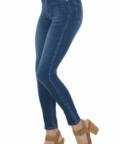 KanCan Dark Wash High Rise Super Skinny Fit Jeans Bottoms