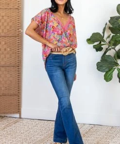 JellyJeans Bottoms Dark Wash Mid Rise Denim Flare Jeggings