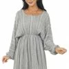 143 Story Faded Slate Printed Dolman Sleeve Short Dress 1 143 Story Faded Slate Printed Dolman Sleeve Short Dress