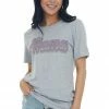 Blume+Co Heather Grey Multicolor 'Mama' Graphic Tee Tops