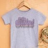 Blume+Co Heather Grey Multicolor 'Mini' Kids Graphic Tee Tops