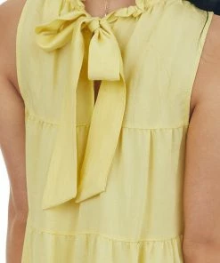 Peach Love Honeysuckle Babydoll Tiered Woven Mini Dress Dresses