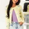 LE LIS Honeysuckle Flower Print Button Up Cardigan