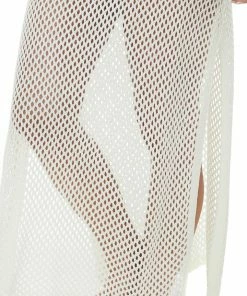 Ces Femme Dresses Ivory Crochet Maxi Dress With Deep Side Slits 13 Ces Femme Dresses Ivory Crochet Maxi Dress With Deep Side Slits