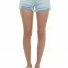 KanCan Light Wash High Rise Distressed Hem Denim Shorts 1 KanCan Light Wash High Rise Distressed Hem Denim Shorts