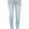 KanCan Bottoms Light Wash High Rise Jeans With Shark Bite Hem 1 KanCan Bottoms Light Wash High Rise Jeans With Shark Bite Hem
