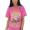 BiBi Magenta 'Keep Calm Dream On' Graphic Tee