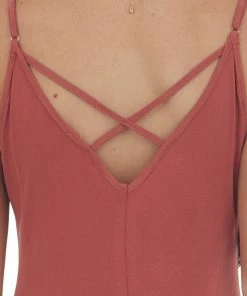 Lush Clothing Marsala Side Slit Spaghetti Strap Maxi Dress 13 Lush Clothing Marsala Side Slit Spaghetti Strap Maxi Dress