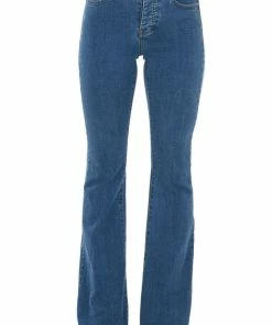 I&M Medium Wash High Rise Boot Cut Jeans