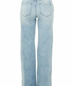 KanCan Bottoms Medium Wash High Rise Slim Flare Button Fly Jeans
