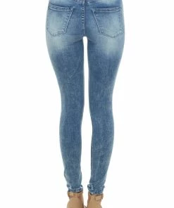 KanCan Medium Wash High Rise Super Skinny Fit Jeans Bottoms