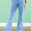 Listicle Bottoms Medium Denim High Rise Flare Jeggings