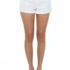Cello Jeans Bottoms Off White High Rise Denim Mom Shorts