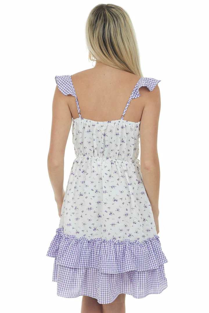 Umgee Off White Multiprint Sleeveless Short Dress 7 Umgee Off White Multiprint Sleeveless Short Dress