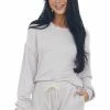 HYFVE Tops Pale Lavender Long Sleeve Knit Top And Shorts Set