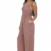HYFVE Rose Taupe Ruched Jumpsuit With Side Cut Outs Dresses 1 HYFVE Rose Taupe Ruched Jumpsuit With Side Cut Outs Dresses