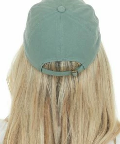 David And Young Accessories Sage Script 'Dog Mom' Graphic Baseball Cap