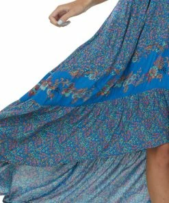 ANGIE Sapphire High Low Floral Sleeveless Maxi Dress 17 ANGIE Sapphire High Low Floral Sleeveless Maxi Dress