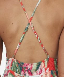 LIGHT SO SHINE Scarlet Floral Print Sleeveless Tiered Maxi Dress Dresses 13 LIGHT SO SHINE Scarlet Floral Print Sleeveless Tiered Maxi Dress Dresses