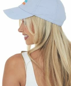 Fashion City Slate Blue 'Mama' Embroidered Baseball Cap Accessories 9 Fashion City Slate Blue 'Mama' Embroidered Baseball Cap Accessories