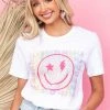 Wknder Snow White 'Blessed Mama' Smiley Graphic Tee