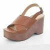 FORTUNE DYNAMIC Shoes Spice Platform Clog Heels With Square Toe