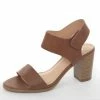 FORTUNE DYNAMIC Spice Stacked Heels With Velcro Sling Back Shoes