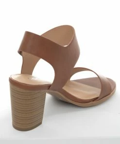 FORTUNE DYNAMIC Spice Stacked Heels With Velcro Sling Back Shoes