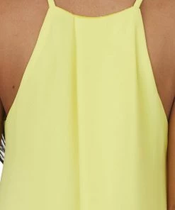 She + Sky Sunshine Halter Neck Curved Hem Midi Dress 13 She + Sky Sunshine Halter Neck Curved Hem Midi Dress