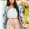 Allie Rose Tea Rose Drawstring Waist Linen Ruffle Shorts Bottoms