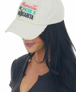 Hana Accessories Vanilla 'Mamacita Needs A Margarita' Baseball Cap