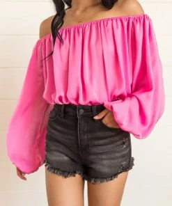 KanCan Vintage Black High Rise Shorts With Frayed Hem Bottoms