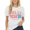 Blume+Co White 'Dolly Reba 24' Campaign Graphic Tee