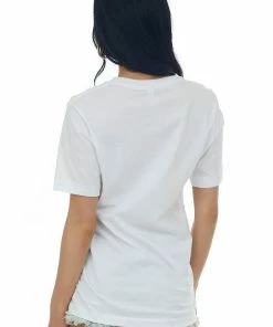 Blume+Co Tops White 'Mama' Short Sleeve Graphic Tee