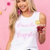 Blume+Co White 'Mamacita Needs A Margarita' Graphic Tee Tops